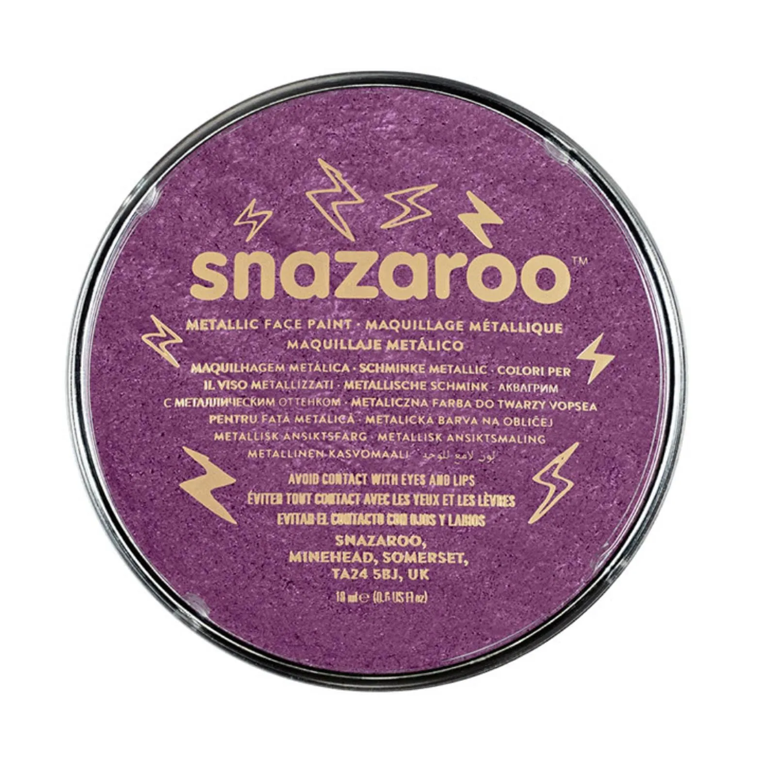 Snazaroo Metallic Vibrant Halloween Face Paint Makeup