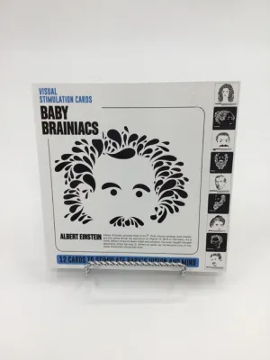 Spark Plug Visual Stimulation Cards Baby Brainiacs - Albert Einstein