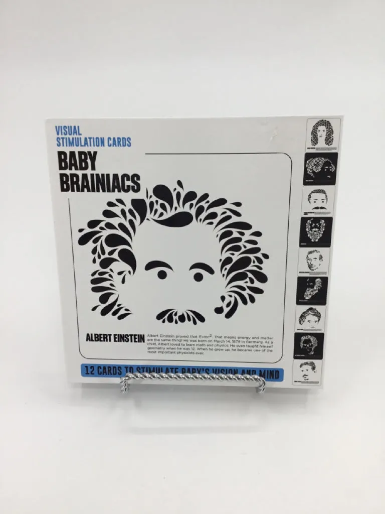 Spark Plug Visual Stimulation Cards Baby Brainiacs - Albert Einstein