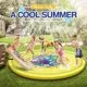 Splash Pad, 69 Inches No More Burst Sprinkle and Splash Play Mat Sprinkler for Kids Boys Girls Fun Splash Play Mat Summer Outdoor Sprinkler Pad Party Water Toys Extra Large Children’s Sprinkler Pool