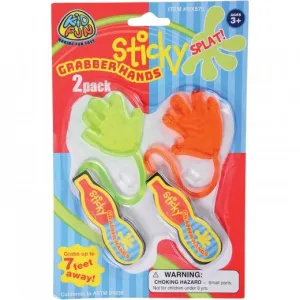 Sticky Grabber Hands Toy/2-Pc (1 Dozen Sets)