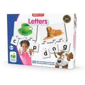 THE LEARNING JOURNEY MATCH IT! LETTERS PUZZLE