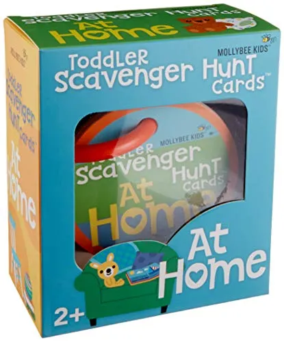 Toddler Scavenger Hunt Cooperative Card Game at Home