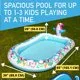 Unicorn Splash Pad & Outdoor Water Sprinkler, Children's Inflatable Kiddie Pool, Water Play Toys for Babies Toddlers Kids Boys Girls 1 2 3 4 5 6 7 8 Year Old, for Birthdays