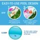 Unicorn Splash Pad & Outdoor Water Sprinkler, Children's Inflatable Kiddie Pool, Water Play Toys for Babies Toddlers Kids Boys Girls 1 2 3 4 5 6 7 8 Year Old, for Birthdays