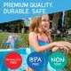 Unicorn Splash Pad & Outdoor Water Sprinkler, Children's Inflatable Kiddie Pool, Water Play Toys for Babies Toddlers Kids Boys Girls 1 2 3 4 5 6 7 8 Year Old, for Birthdays