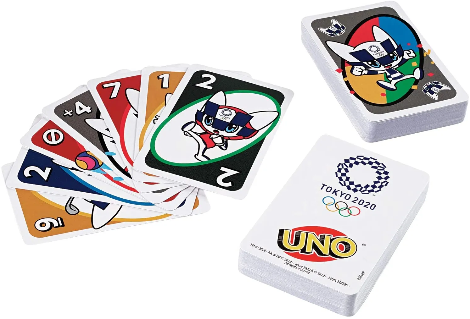 UNO Olympic Games Tokyo 2020 Card Game with 112 Cards
