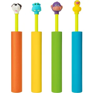 Water Guns for Kids 4 Pack Foam Water Blaster Squirt Gun Shooter Swimming Pool Pump Foam Water Soaker Super Blasters Soaker Summer Beach Toys Outdoor Swimming Pool Party Games Toys Toddlers Boys Girl