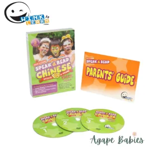 WINK to LEARN Speak & Read Chinese (Speech & Drama Edition) 3-DVDs Set - FOC Sing to Learn DVD
