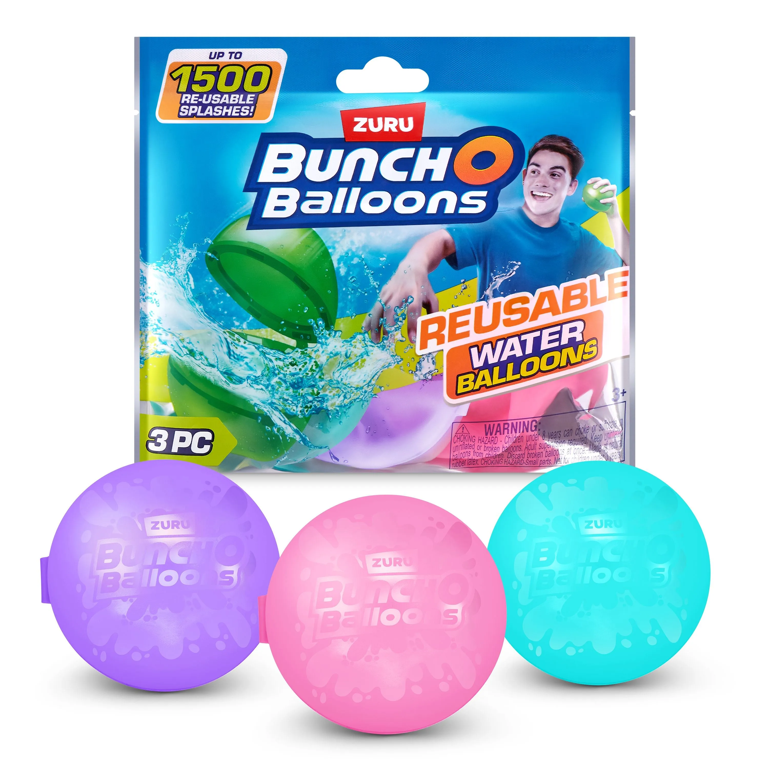 ZURU Bunch O Balloonsÿ Reusable Water Balloons 3 Pack